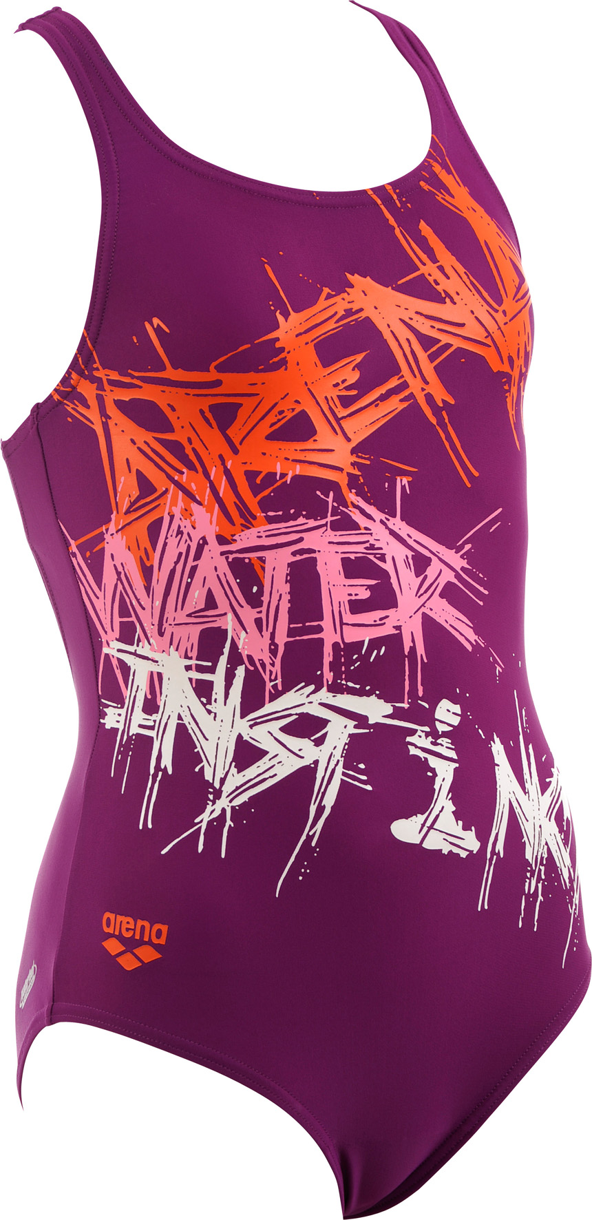 Schwimmanzug Spray lila 152